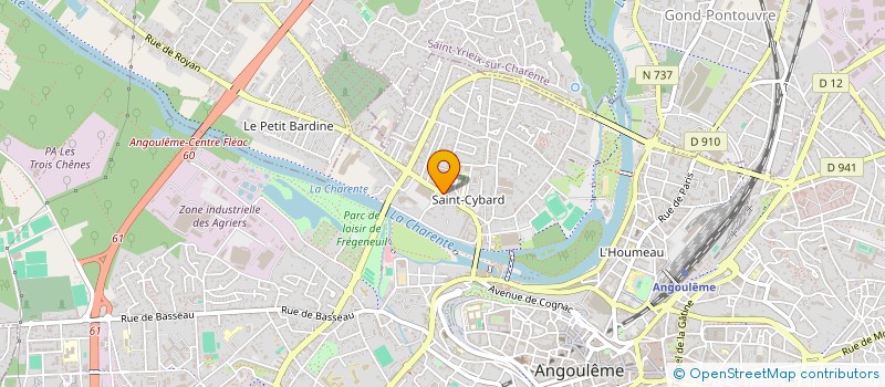 localisation de l'entreprise ASS PROF JURID FISCA IMMOB PR GARANT FIN à ANGOULEME