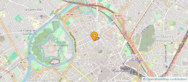 localisation de l'entreprise ASS PROF UTILISAT CARTE SANTE à LILLE