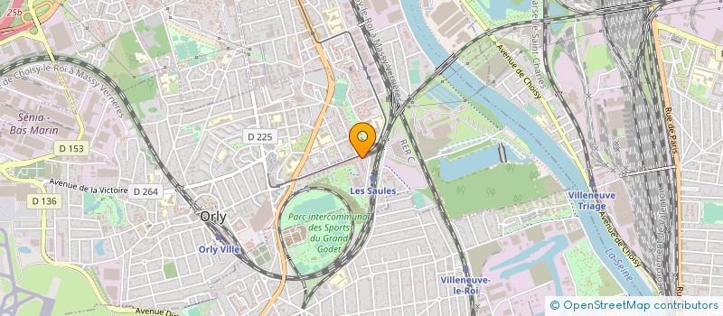 localisation de l'entreprise ASS PROFES CIRCULATION AERIENNE  ORLY