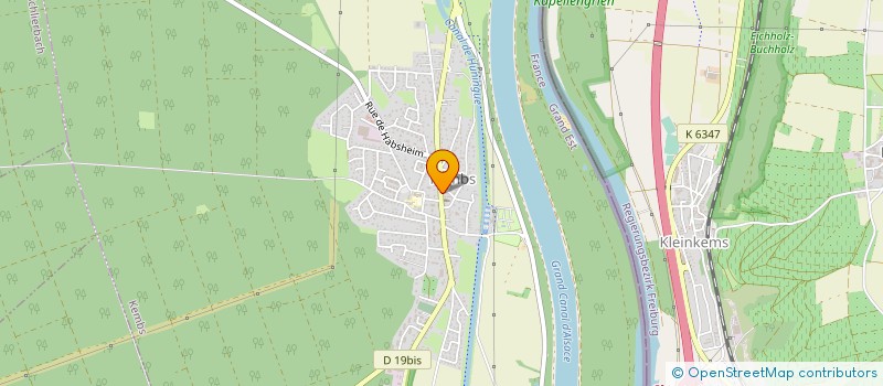localisation de l'entreprise ASS PROFES SANTE PAYS DE SIERENTZ APSPS à KEMBS