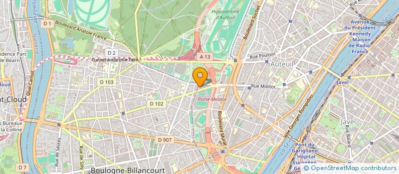 localisation de l'entreprise ASS PROFESS ACCR PROD INDUST76 à PARIS