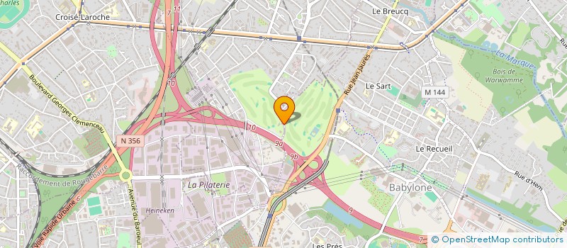 localisation de l'entreprise ASS PROFESS COMMISSIONNAIRES TRANSPORTS à WASQUEHAL