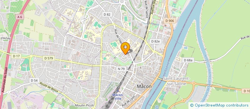 localisation de l'entreprise ASS PROFESS ENSEIGN ECONOMIQ CENTRE  EST à MACON