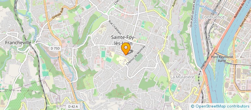 localisation de l'entreprise ASS PROFESS PERINATALITE REGION RHONE AL  SAINTE-FOY-LES-LYON