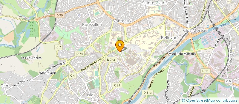 localisation de l'entreprise ASS PROFESSION DES INTERNES DES HOPITAUX à LIMOGES