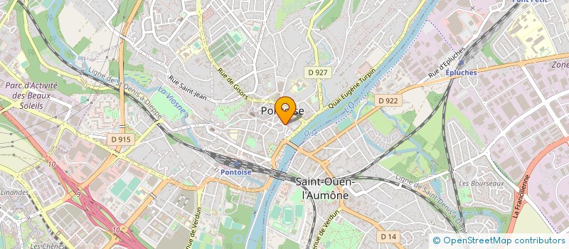 localisation de l'entreprise ASS PROFESSIONNELLE HEILPRAKTIKER à PONTOISE