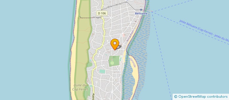 localisation de l'entreprise ASS PROFESSIONNELS ENTREPRISES ARTISANAL  LEGE-CAP-FERRET