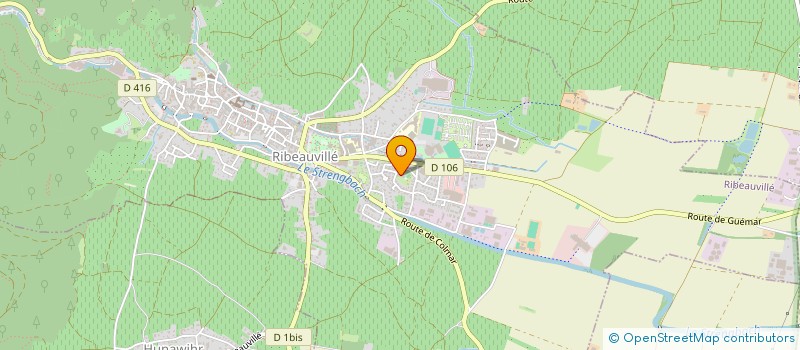 localisation de l'entreprise ASS PROFESSIONNELS SANTE RIBEAUVILLE ENV  RIBEAUVILLE