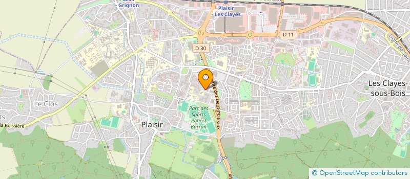 localisation de l'entreprise ASS PROFESSIONS DE SANTE VIETNAM LIBRE  PLAISIR