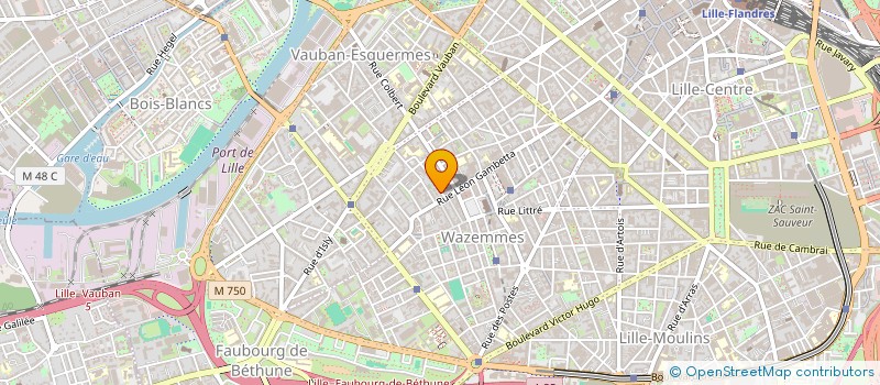 localisation de l'entreprise ASS PROJET 3EME TECHNOLOGIQUE à LILLE