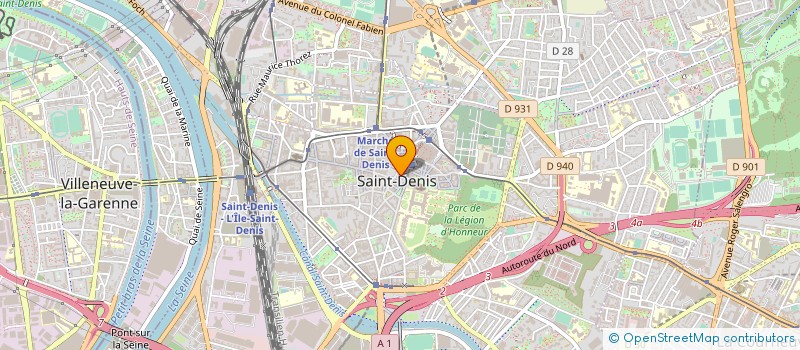 localisation de l'entreprise ASS PROJET QUARTIER FRANCMOISIN BEL AIR à SAINT-DENIS