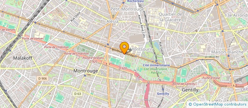 localisation de l'entreprise ASS PROJETS EVENEMENT SERVICES ETUDIANTS  PARIS