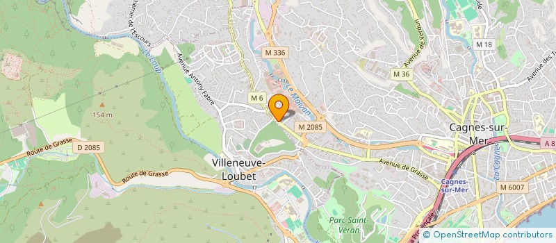 localisation de l'entreprise ASS PROJETS INDIVID COLLEC ALP MRITIMES à CAGNES-SUR-MER