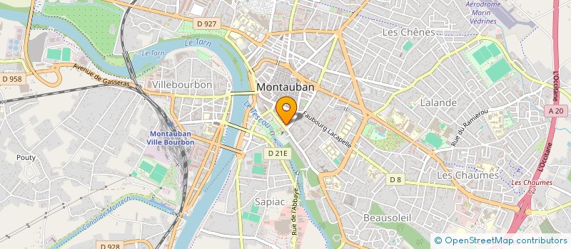 localisation de l'entreprise ASS PROMETHEE 82  MONTAUBAN
