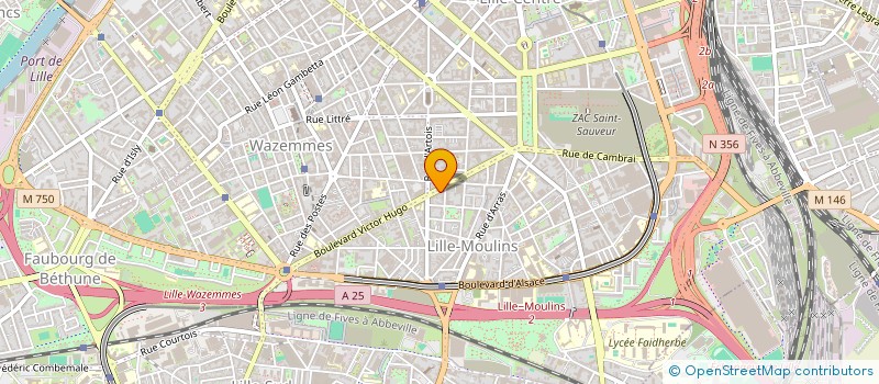 localisation de l'entreprise ASS PROMO ACTIVITE COMITE ENTREPR LOISIR à LILLE