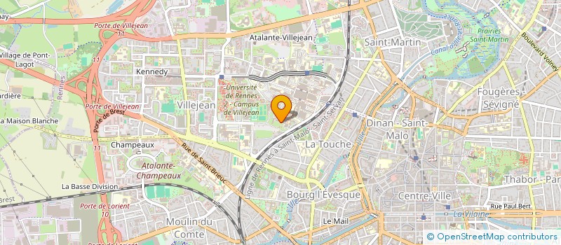localisation de l'entreprise ASS PROMO AMELIOR CONDITION TRAVAIL à RENNES
