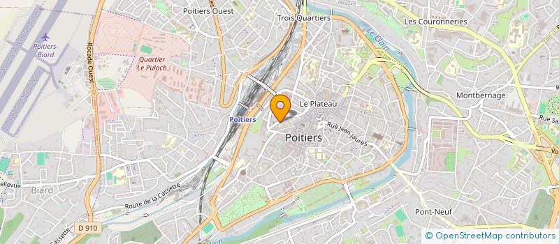 localisation de l'entreprise ASS PROMO APPLI MULTIMEDIAS PROFESSION à POITIERS