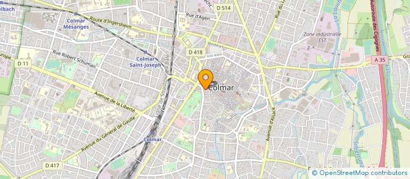 localisation de l'entreprise ASS PROMO DE LA MAITRISE DE COLMAR  COLMAR