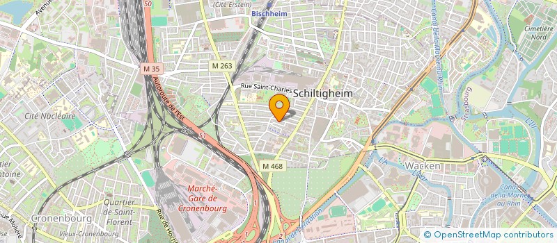 localisation de l'entreprise ASS PROMO EDUCA CHRETIEN ECOLE OLIVERAIE à SCHILTIGHEIM