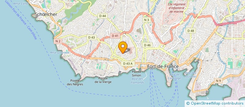 localisation de l'entreprise ASS PROMO EDUCAT FAMILI CIVIQUE SOCIALE à FORT-DE-FRANCE