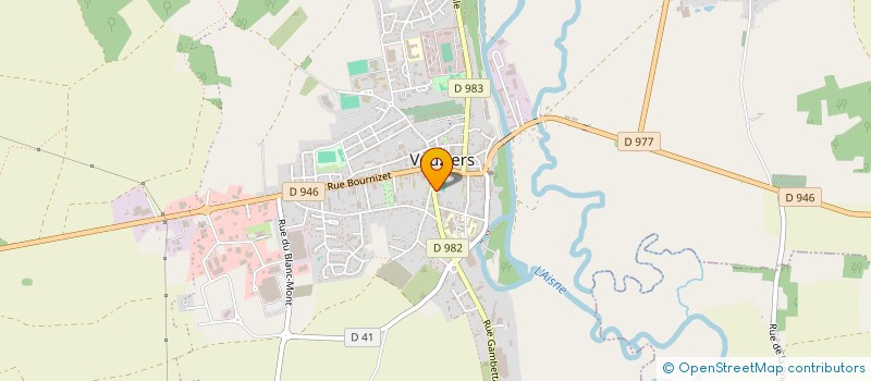 localisation de l'entreprise ASS PROMO FORMATION PROF AFAV à VOUZIERS