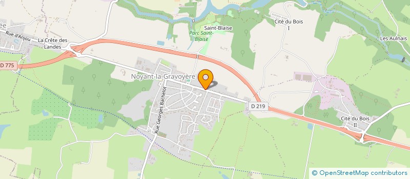localisation de l'entreprise ASS PROMO NOYANT à SEGRE-EN-ANJOU BLEU