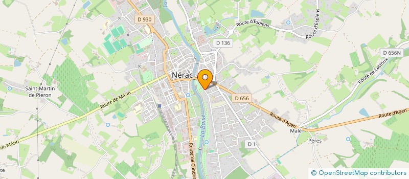 localisation de l'entreprise ASS PROMO PAYS D ALBRET à NERAC