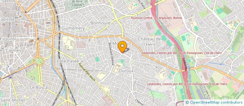localisation de l'entreprise ASS PROMO PROFES INSERT EDUCAT SOLIDAR à TOULOUSE