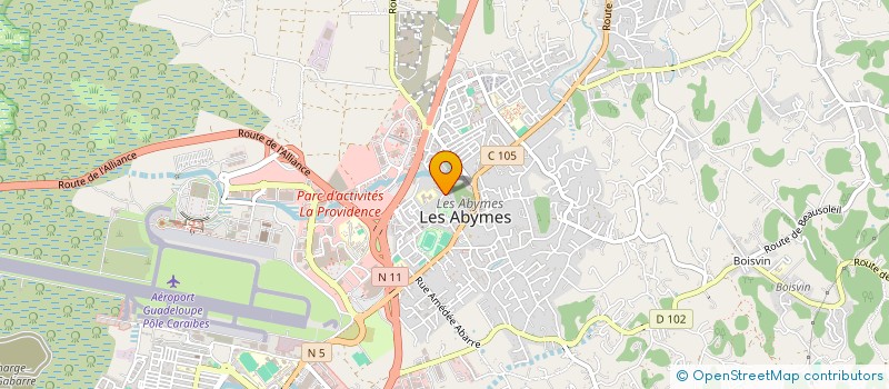 localisation de l'entreprise ASS PROMO RELAIS EDUCA SAUVE SOLID INTER à LES ABYMES