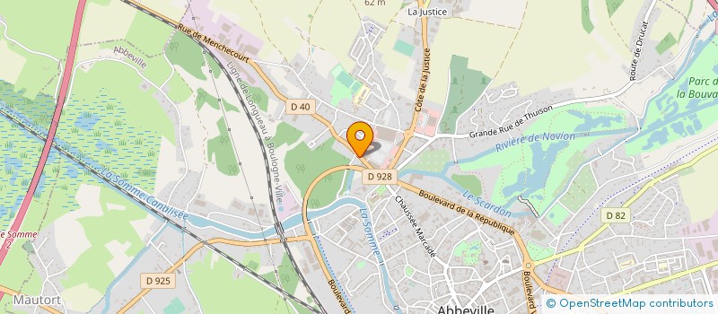localisation de l'entreprise ASS PROMOKART à ABBEVILLE