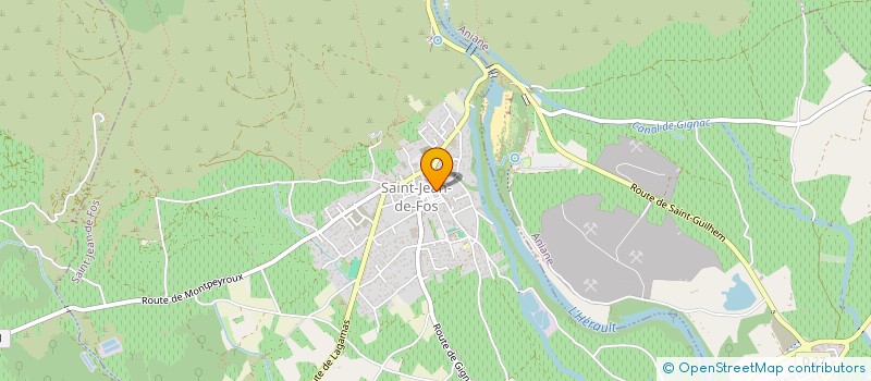 localisation de l'entreprise ASS PROMOSUD VOL LIBRE ULM BP 01  ANIANE