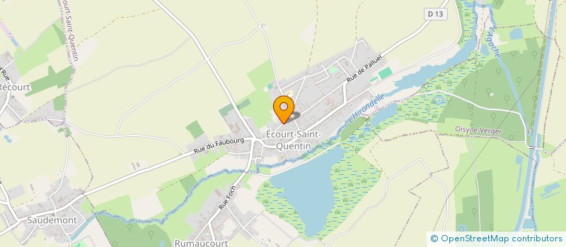 localisation de l'entreprise ASS PROMOT ACTION RECHERCH CULTUR SOCIAL  ECOURT-SAINT-QUENTIN