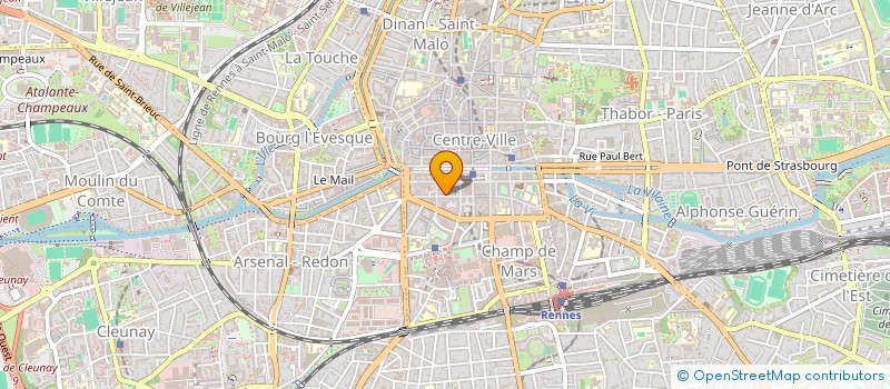 localisation de l'entreprise ASS PROMOT ECHANG INFORMA PROF à RENNES