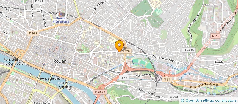localisation de l'entreprise ASS PROMOT ENSEIG ARCHIT URBANISME à ROUEN