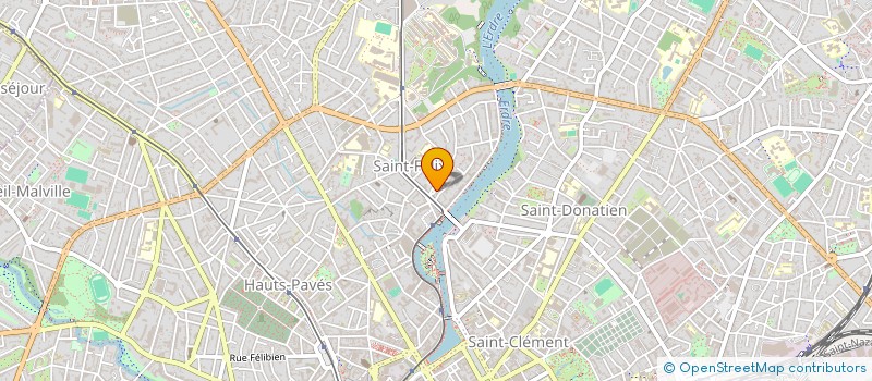 localisation de l'entreprise ASS PROMOT FORM CONSEIL ORGANIS OUEST à NANTES