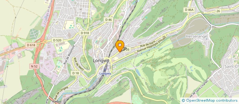 localisation de l'entreprise ASS PROMOT GESTION RESSOURC HUMAIN TECHN à LONGWY