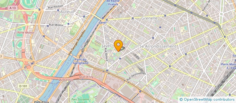 localisation de l'entreprise ASS PROMOT  HUMAINE ANIMAT  CONNAISSANCE  PARIS 15