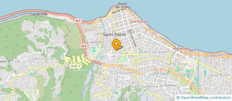 localisation de l'entreprise ASS PROMOT INFORM AGRICUL REUNIONNAIS  SAINT-DENIS