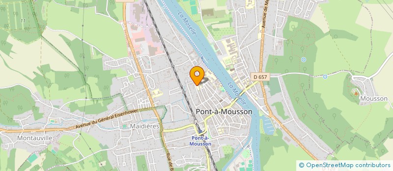 localisation de l'entreprise ASS PROMOT MUSIQ SECTEUR PONT A MOUSSON à MOUSSON