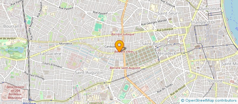 localisation de l'entreprise ASS PROMOTHEE AQUITAINE à BORDEAUX