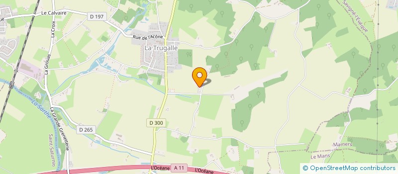 localisation de l'entreprise ASS PROMOTION ACCEUIL ENTRETIEN GOLFS à SARGE LES LE MANS