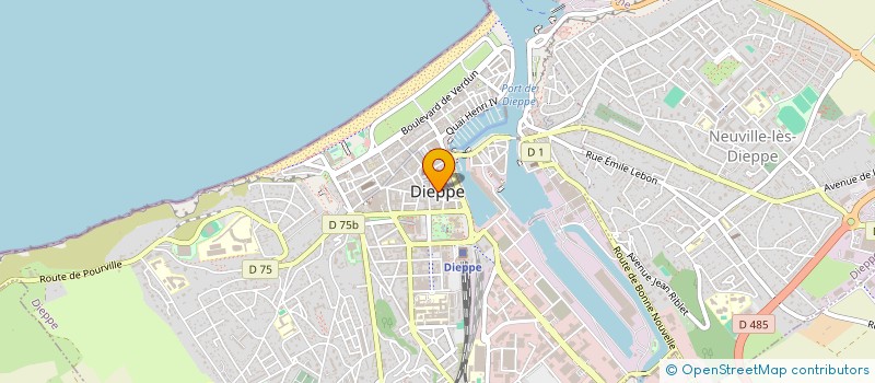 localisation de l'entreprise ASS PROMOTION ACTIVITES DE CONSEIL à DIEPPE
