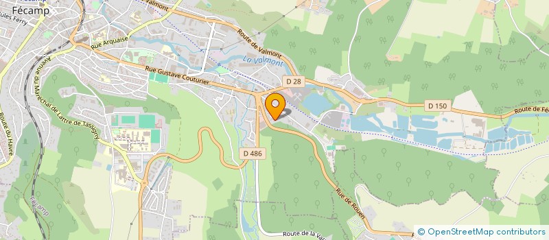 localisation de l'entreprise ASS PROMOTION APPRENTI CULTUR ARTISTIQUE  FECAMP