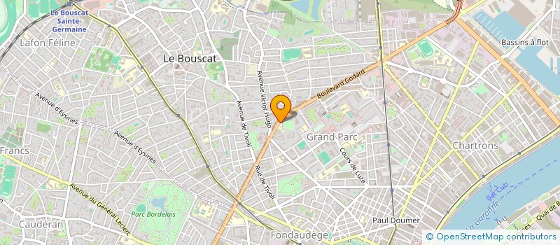localisation de l'entreprise ASS PROMOTION APPRENTISSAGE DANS ENSEIGNEMENT CATHOLIQUE TECHNIQUEAGRICOLE AQUITAINE à BORDEAUX