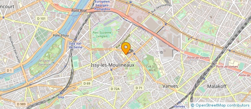 localisation de l'entreprise ASS PROMOTION ARTISANS DU BTP MARCHE FUN à ISSY-LES-MOULINEAUX