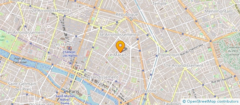 localisation de l'entreprise ASS PROMOTION ARTISTES MUSICIENS INDEPEN  PARIS