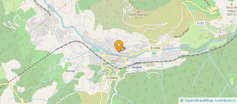 localisation de l'entreprise ASS PROMOTION ARTS PLATIQUES ET VISUELS  SOSPEL