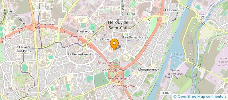 localisation de l'entreprise ASS PROMOTION AUDIOVISUEL CREATION HEROU à HEROUVILLE-SAINT-CLAIR