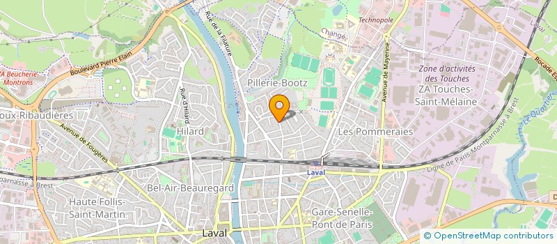 localisation de l'entreprise ASS PROMOTION DE L ART D AUJOUD HUI à LAVAL