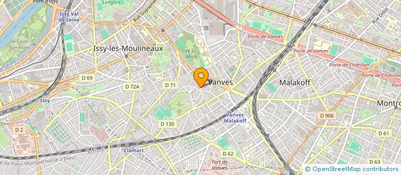 localisation de l'entreprise ASS PROMOTION DE LA QUALITE DE L'AIR à VANVES
